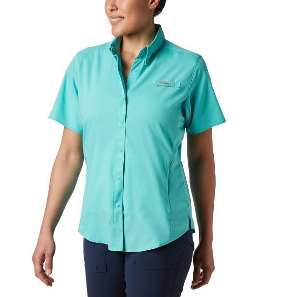 Columbia PFG Tamiami II Shirts Blue For Women's NZ31970 New Zealand